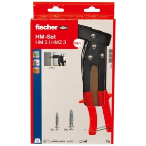 Set Zanga si 40 Metalduplex Fischer pentru Hohlkorper HM