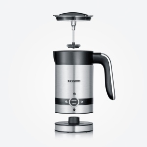 Severin SM 3584 Spumator Electric de Lapte 200 ml Design Negru Mat si Inox - Img 5
