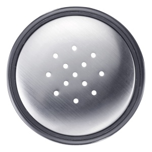 Shaker de condimente Westmark, cu capac de aroma, model de gauri fine, capacitate: 190 ml, sticla/otel inoxidabil/plastic, Blacky, transparent/negru/argintiu, 63502260 - Img 2