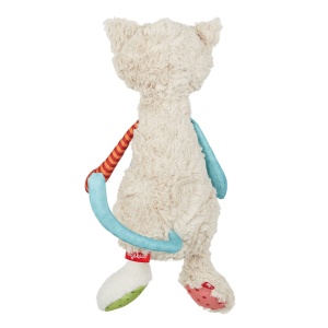 SIGIKID 42842 Jucarie moale pisica patchwork Jucarie de plus draguta pentru joaca si imbratisare din amestec de materiale moi pentru bebelusi si copii, baieti si fete de la 0 luni la 8 ani Multicolor/Pisica 30 cm - Img 5