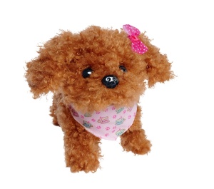 Simba 105890015 - Chichi Love Tea Cup Pudel, caine de plus alearga, latra, da din coada, 16cm, de la 3 ani