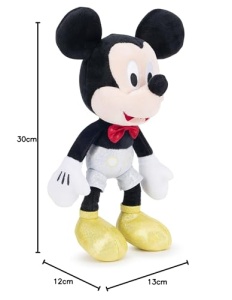 Simba Disney 100 Mickey Mouse 25cm Jucarie Plus Glitzeroutfit - Img 6