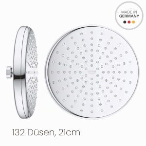 Sistem de dus GROHE Tempesta Cosmopolitan 210, crom, cu mixer monocomanda, 390 mm - Img 4