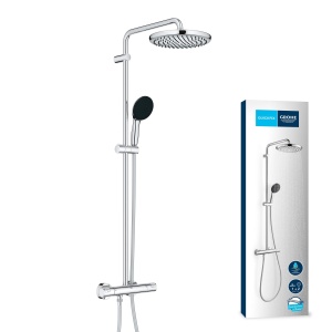 Sistem de dus GROHE Vitalio 250 crom economisire apa anticalcar