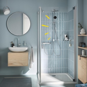 Sistem de dus GROHE Vitalio Comfort 250 crom economisire apa 2 functii jet - Img 9