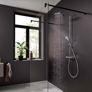 Sistem de dus hansgrohe Croma Select 280, 4 tipuri de jet, crom - Img 9