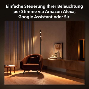 Sistem de iluminat Philips Hue Perifo, 3 spoturi si 1 bara de lumina, 250 cm, negru - Img 8