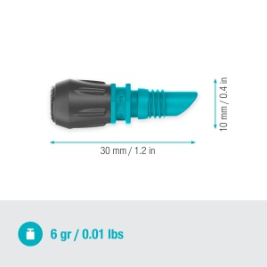 Sistem de irigare Gardena Micro-Drip 13323-20, 5 duze reglabile, acoperire 1 m - Img 4