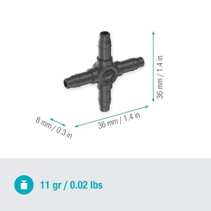 Sistem de Irigare Micro-Drip Gardena 4,6 mm, 10 Bucati, Instalare Fara Coturi - Img 4