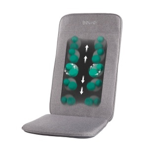 Sistem de Masaj Shiatsu Beurer MG 202, 2 Intensitati, Design Modern, Gri
