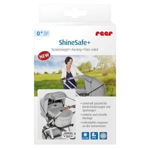 Sistem de protectie solara Reer ShineSafe pentru carucior, gri, UPF 50 - Img 5