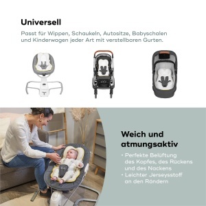 Sistem de suport pentru bebelusi Babymoov Cosymorpho Fresh, universal, 54.5 x 35 cm, material respirabil - Img 5