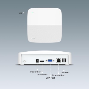 Sistem de supraveghere video Tenda N3L-8H, 8 canale, suport 8MP, H.265 - Img 2