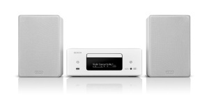 Sistem HiFi Denon CEOL N-12DAB, CD Player, Bluetooth, Alb - Img 1