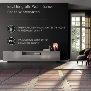 Sistem incalzire electrica in pardoseala AEG TBS TB 1606 Set Plus 6 m2 160 Wm2 - Img 2