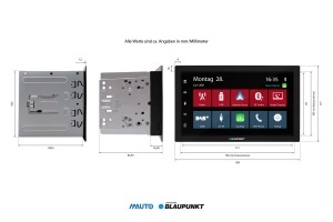 Sistem multimedia auto Blaupunkt Oslo 600 DAB, ecran 7 inch, CarPlay wireless, Android Auto wireless - Img 7