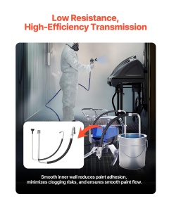 Sistem VEVOR ZT-30 Saugschlauch si Retur Aluminiu si Cauciuc Compatibil cu Dispozitive Airless - Img 4
