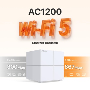 Sistem WLAN Mesh Tenda Nova MW6 - AC1200 Dual Band, 3 Stati, 6 Porturi Gigabit - Img 3
