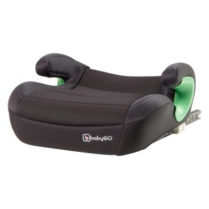 Sitzerhohung pentru copii babyGO Bursa III, negru, 135-150 cm, cu Isofix