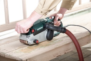 Slefuitor cu banda Metabo BAE 75, 1010W, cu sac de praf si suport - Img 4