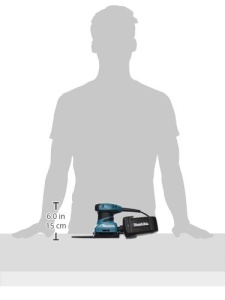 Slefuitor orbital Makita BO4565K, 200 W, negru si albastru - Img 5