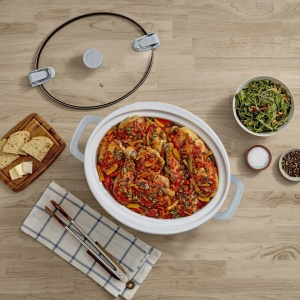 Slow Cooker Crock-Pot CSC123X, 6.0 Litri, Culoare Albastru Morning Haze - Img 5