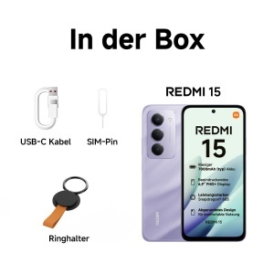 Smartphone Xiaomi Redmi 15, 8GB RAM, 256GB, 7000mAh, Sandy Purple - Img 4