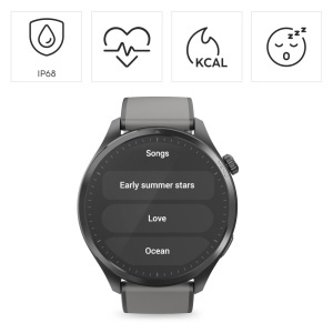 Smartwatch Hama 9000 Negru GPS Dual-Band AMOLED 143 - Img 2