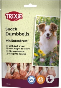 Snackuri pentru caini TRIXIE Premio Duck Bites, 80 g, cu carne de rata, fara gluten