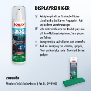 Solutie de curatare SONAX Displayreiniger 300 ml pentru ecrane sensibile - Img 3