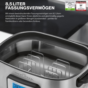 Sous Vide Garer ProfiCook PC-SV 1112, 8.5L, Timer 72 ore, Inox - Img 5