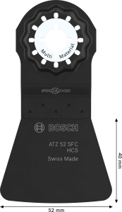 Spatula Bosch ATZ 52 SFC pentru indepartarea adezivului si vopselurilor, 10 bucati - Img 3