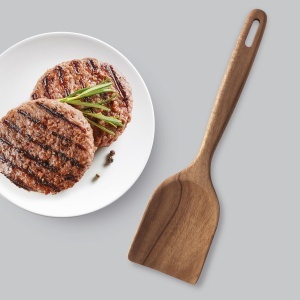 Spatula din lemn Metaltex Acacia, 30 cm, FSC certificat, culoare maro - Img 2