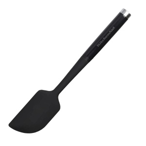 Spatula din silicon KitchenAid KCG031OHOBE, 30 cm, rezistenta la 250C, alba