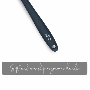 Spatula din silicon Lacor 64464, 27.5cm, rezistenta la caldura, neagra - Img 4