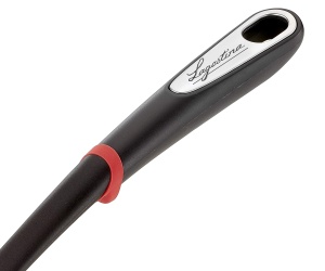 Spatula din silicon Lagostina Ingenio Smart, ergonomica, neagra si rosie - Img 3