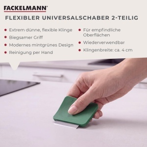 Spatula Flexibila Fackelmann HelpU, 2 bucati, mintgrena, cu lama subtire - Img 2