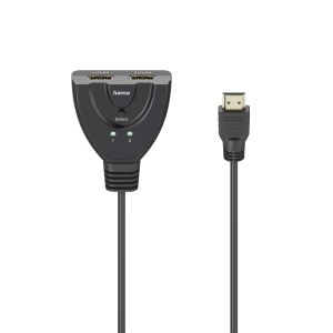Splitter HDMI Hama 4K, 2x1, Negru, Plug Play, Compact - Img 3