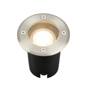 Spot LED incastrat in pardoseala TELEFUNKEN IP67, 10x11,5 cm, Negru