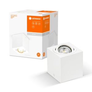 Spot LEDVANCE Deckenaufbauspot, alb, cu soclu GU10, design elegant