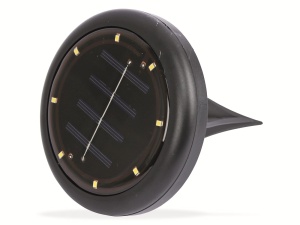 Spot solar Grundig cu 8 LED-uri, impermeabil, negru