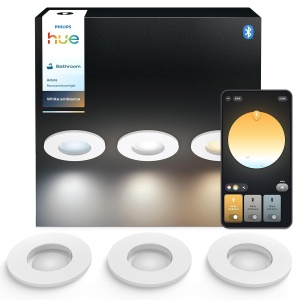 Spoturi LED Philips Hue White Ambiance Adore, 3x250lm, alb, dimmabile