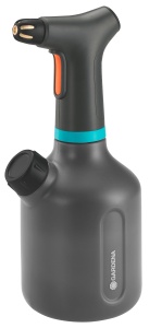 Spray de gradina Gardena EasyPump 1 l, cu functie 360, duza din bronz, design transparent