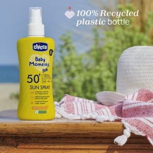 Spray solar Chicco SPF 50, 150 ml, pentru pielea sensibila a bebelusilor - Img 6