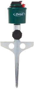 Sprinkler Compact Orbit 56565, raza de udare 80 ft, ajustare spray 1-360