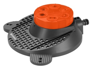 Sprinkler pentru gradina Gardena Classic 6-Flachenregner Boogie, 6 forme de udare, stabilitate pe teren inclinat