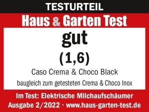 Spumator de lapte CASO Crema Choco Black, 350 ml, inox, cu control temperatura - Img 2