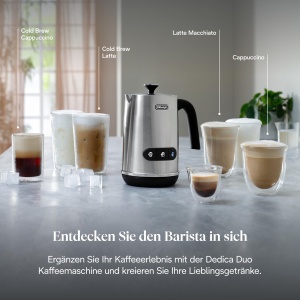 Spumator de lapte DeLonghi LatteMix EMF3.M, 250ml, alb, 3 functii - Img 4