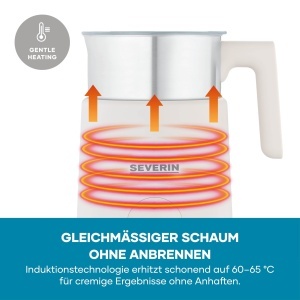 Spumator de lapte Severin SM 3589, 220 ml, inductie, bej - Img 6