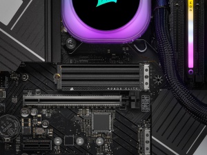 SSD Corsair MP600 Elite 1TB M.2 PCIe Gen4, 7000MBs, Negru - Img 2